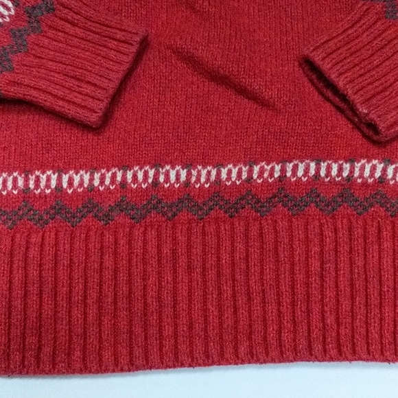 🍀 Gap 🍀 Small (6 - 7 Years) 🍀 Kids Toddler Sweater Red Boy Girl Top 🍀P10 - Picture 11 of 12